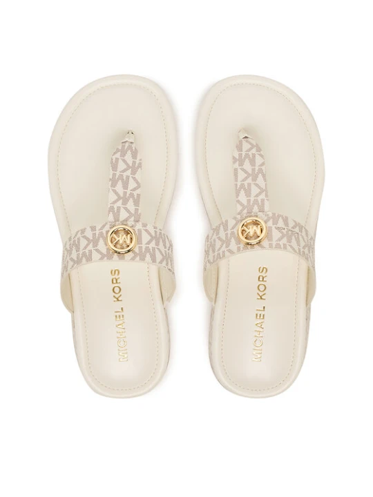 Zdjęcie produktu MICHAEL Michael Kors Japonki Koya Flip Flap 40R6KOFA2B Écru Kremowy