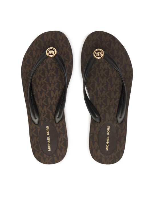 Zdjęcie produktu MICHAEL Michael Kors Japonki Posie Flip Flop 40S6PSFA2Q Brązowy
