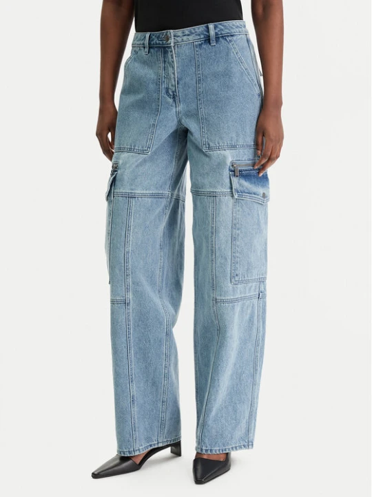 Zdjęcie produktu MICHAEL Michael Kors Jeansy MR6909WFAU Niebieski Relaxed Fit