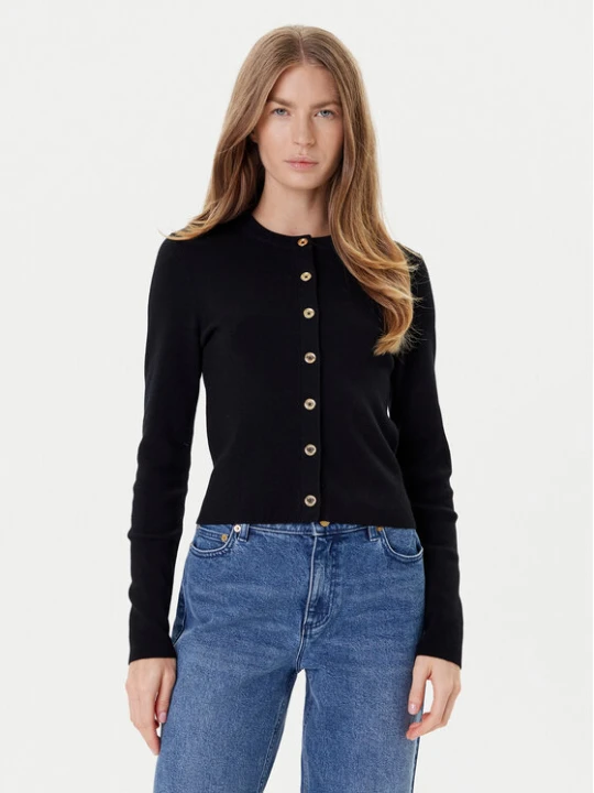 Zdjęcie produktu MICHAEL Michael Kors Kardigan MT5617W4VR Czarny Slim Fit