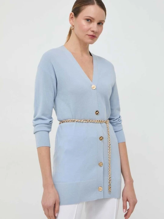 Zdjęcie produktu MICHAEL Michael Kors kardigan wełniany niebieski