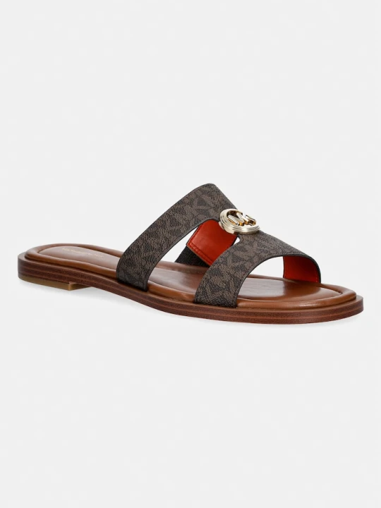 Zdjęcie produktu MICHAEL Michael Kors klapki damskie Erin Flat Sandal brązowy
