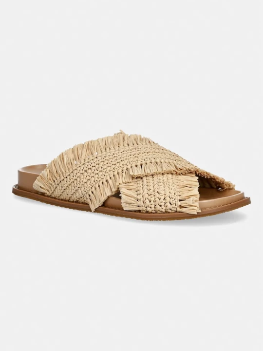Zdjęcie produktu MICHAEL Michael Kors klapki damskie Peyton Flat Sandal beżowy