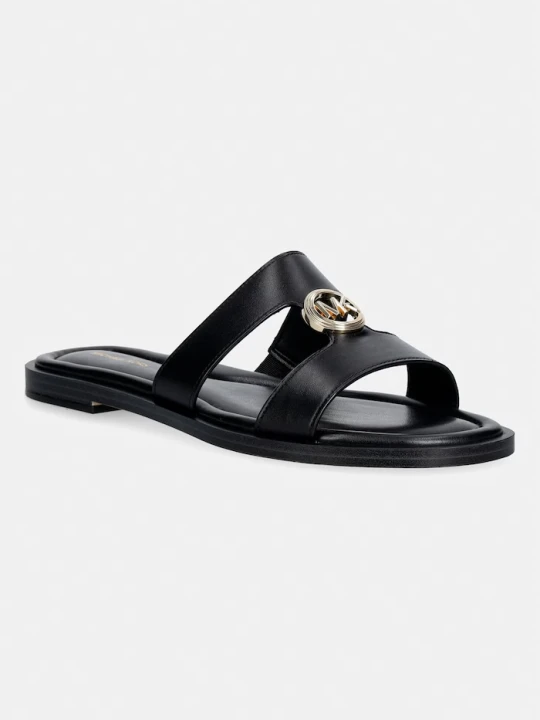 Zdjęcie produktu MICHAEL Michael Kors klapki damskie skórzane Erin Flat Sandal czarny