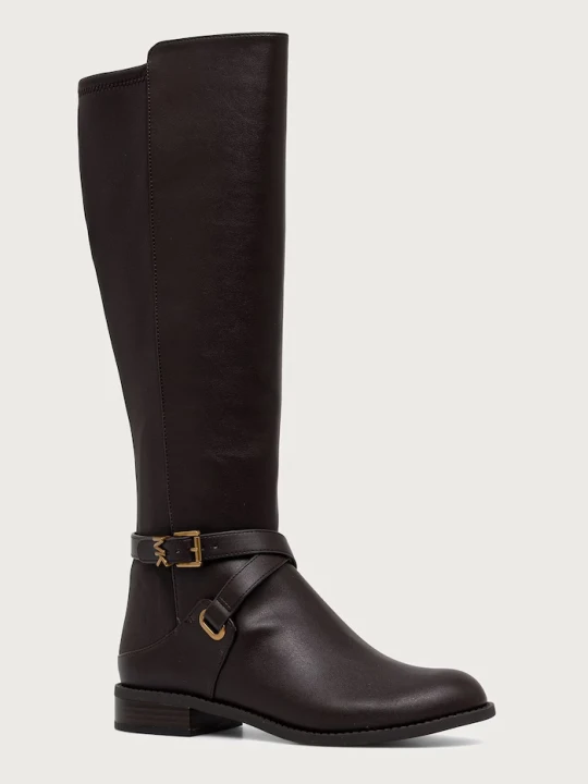 Zdjęcie produktu MICHAEL Michael Kors kozaki na płaskim obcasie damskie Rachel Flat Boot brązowy
