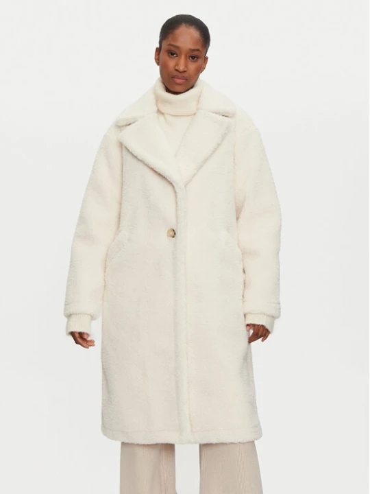 Zdjęcie produktu MICHAEL Michael Kors Kożuch 77B1384M52 Écru Oversize Kremowy