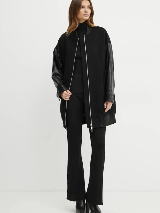 Zdjęcie produktu MICHAEL Michael Kors kurtka bomber wełniana czarny