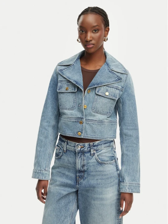 Zdjęcie produktu MICHAEL Michael Kors Kurtka jeansowa MS610DYLAA Niebieski Regular Fit