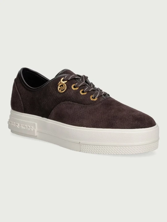 Zdjęcie produktu MICHAEL Michael Kors Lindsey Lace Up sneakersy damskie zamszowe brązowy