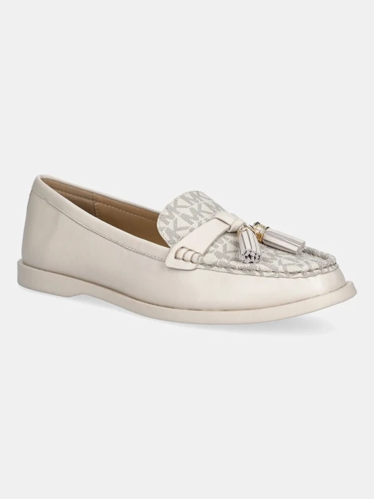 Zdjęcie produktu MICHAEL Michael Kors mokasyny skórzane Kiernan Loafer beżowy