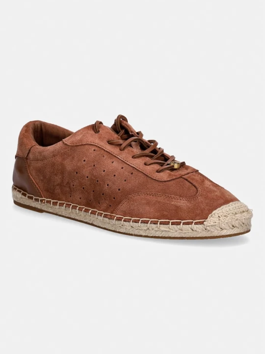 Zdjęcie produktu MICHAEL Michael Kors Ollie Lace Up Espadrille sneakersy damskie zamszowe brązowy