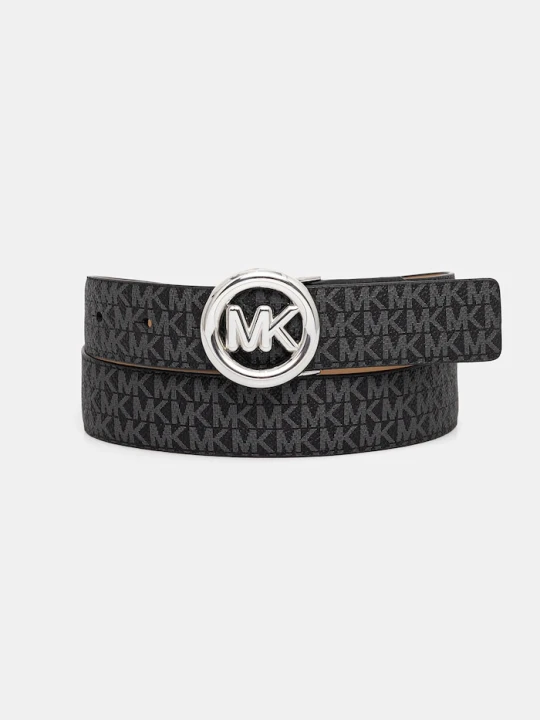 Zdjęcie produktu MICHAEL Michael Kors pasek damski z imitacji skóry czarny