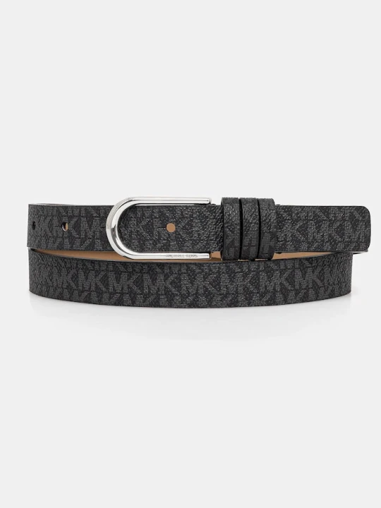 Zdjęcie produktu MICHAEL Michael Kors pasek damski z imitacji skóry czarny