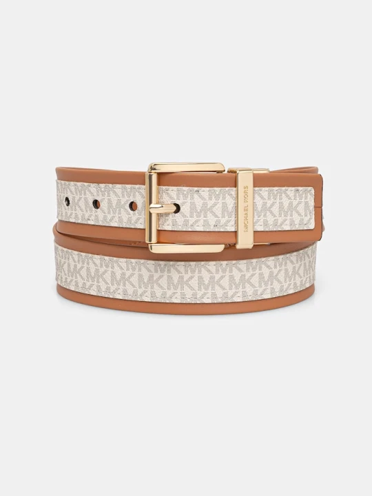 Zdjęcie produktu MICHAEL Michael Kors pasek damski skórzany beżowy