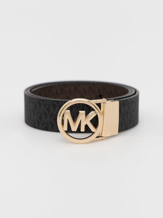 Zdjęcie produktu MICHAEL Michael Kors pasek dwustronny damski z imitacji skóry brązowy