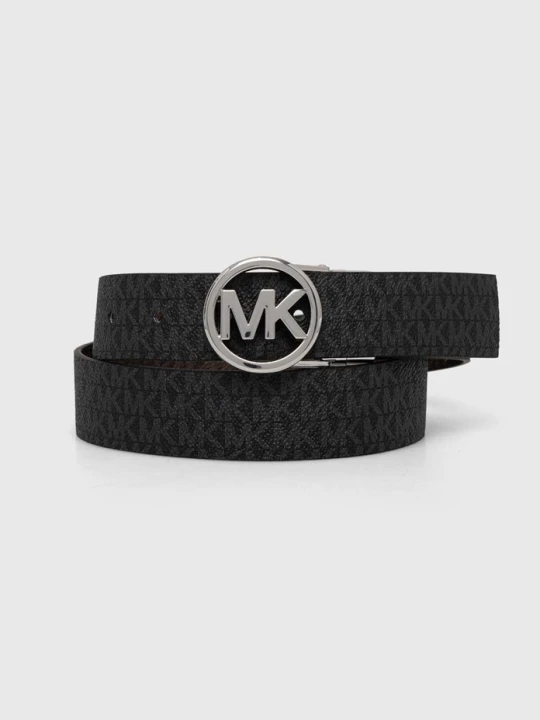 Zdjęcie produktu MICHAEL Michael Kors pasek dwustronny damski z imitacji skóry czarny