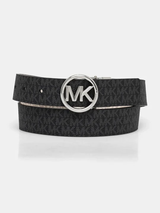 Zdjęcie produktu MICHAEL Michael Kors pasek dwustronny damski z imitacji skóry czarny