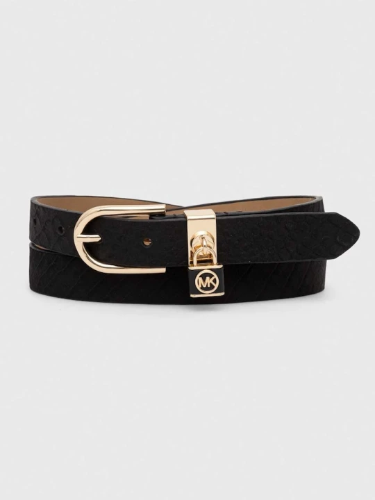 Zdjęcie produktu MICHAEL Michael Kors pasek skórzany czarny