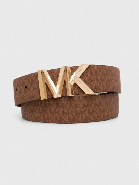 Zdjęcie produktu MICHAEL Michael Kors pasek dwustronny damski skórzany beżowy