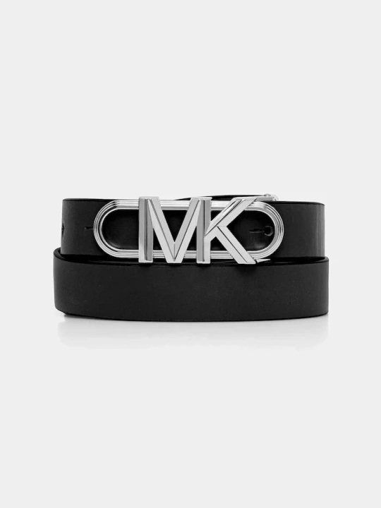 Zdjęcie produktu MICHAEL Michael Kors pasek dwustronny skórzany czarny