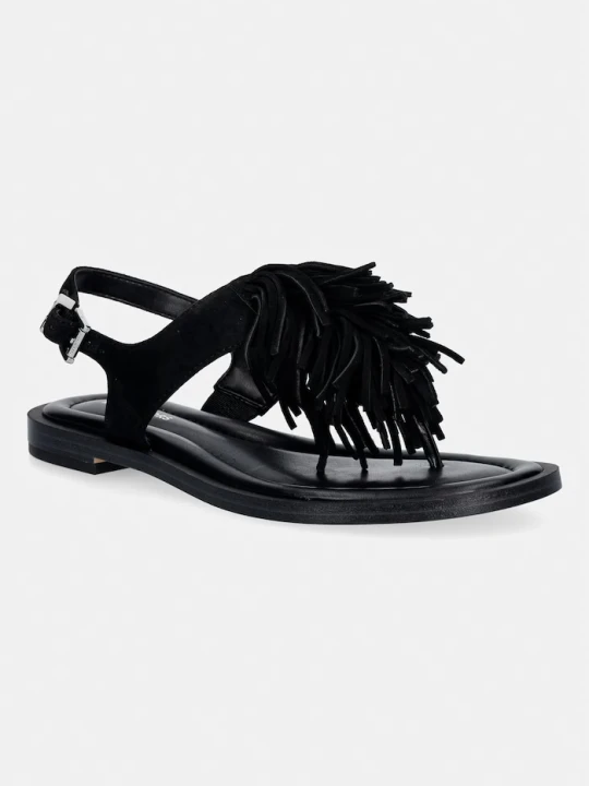 Zdjęcie produktu MICHAEL Michael Kors sandały damskie zamszowe Indra Thong Sandal czarny