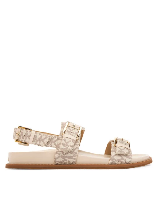 Zdjęcie produktu MICHAEL Michael Kors Sandały Nia Flat 40S6NIFS2B Écru Kremowy