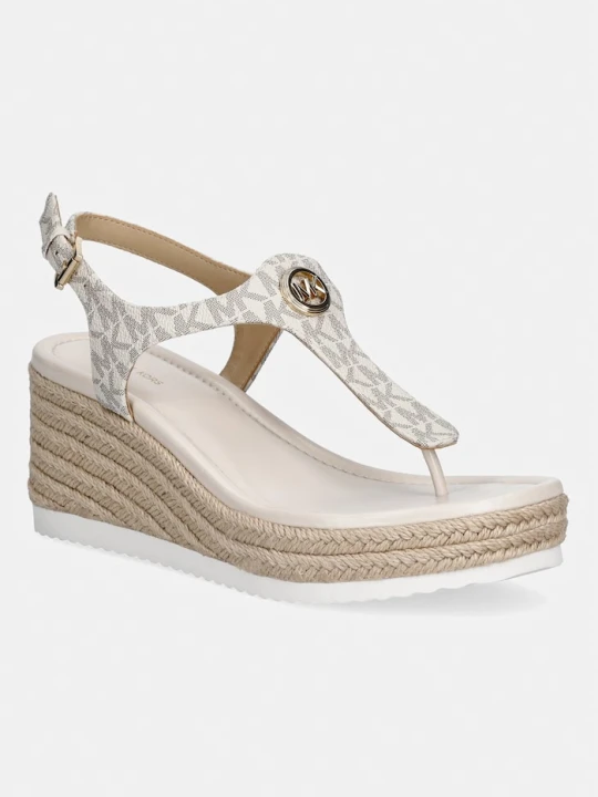 Zdjęcie produktu MICHAEL Michael Kors sandały Val Thong Wedge beżowy