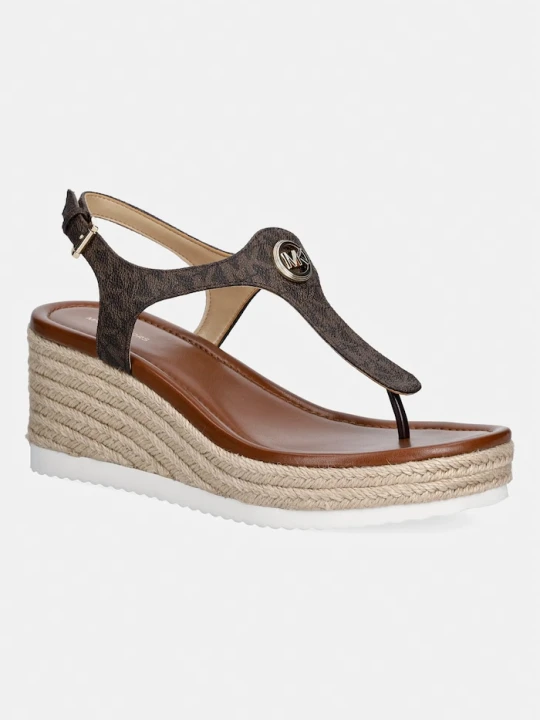 Zdjęcie produktu MICHAEL Michael Kors sandały Val Thong Wedge brązowy