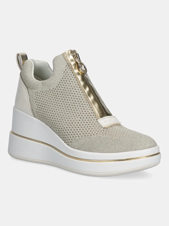 Zdjęcie produktu MICHAEL Michael Kors sneakersy Emmy Wedge Zip Slip On beżowy