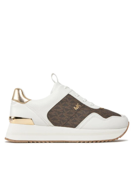 Zdjęcie produktu MICHAEL Michael Kors Sneakersy Raina Trainer 43R4RNFSAB Brązowy Biały