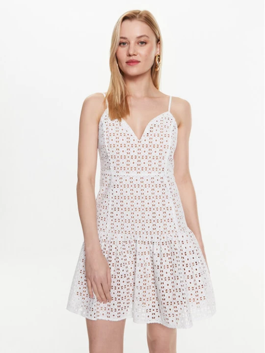 Zdjęcie produktu MICHAEL Michael Kors Sukienka codzienna MS381N18BK Biały Regular Fit