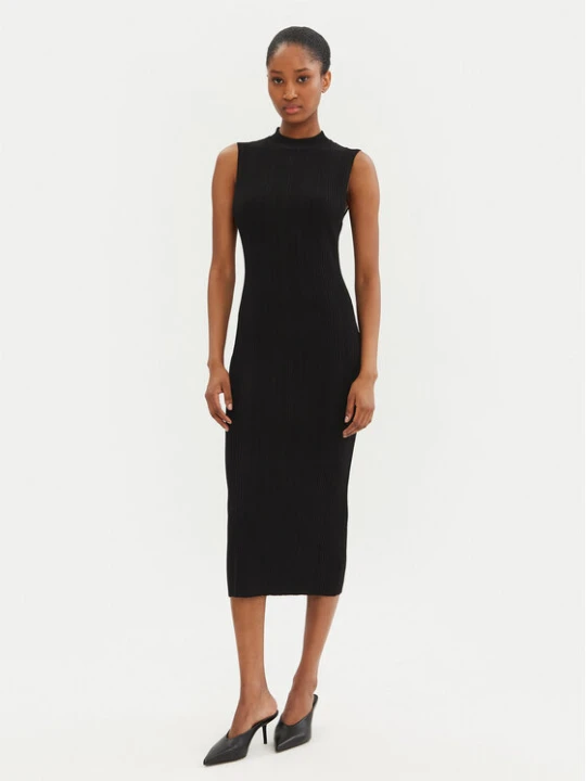 Zdjęcie produktu MICHAEL Michael Kors Sukienka dzianinowa MR582UN33D Czarny Slim Fit