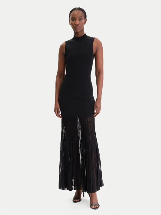 Zdjęcie produktu MICHAEL Michael Kors Sukienka dzianinowa MR683BSBFD Czarny Slim Fit