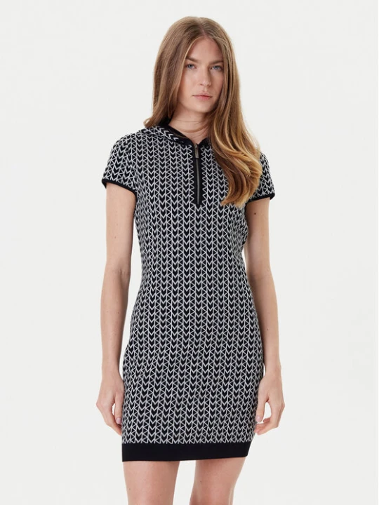 Zdjęcie produktu MICHAEL Michael Kors Sukienka dzianinowa MT5834LHQG Szary Regular Fit