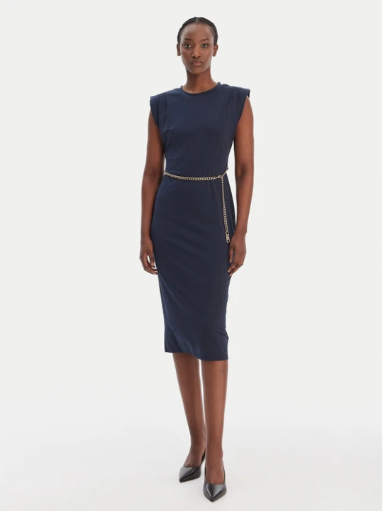 Zdjęcie produktu MICHAEL Michael Kors Sukienka koktajlowa MT5831SH6J Granatowy Regular Fit