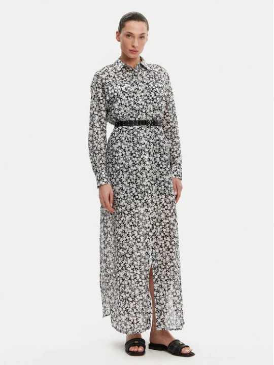Zdjęcie produktu MICHAEL Michael Kors Sukienka koszulowa MS582UXH7F Czarny Relaxed Fit