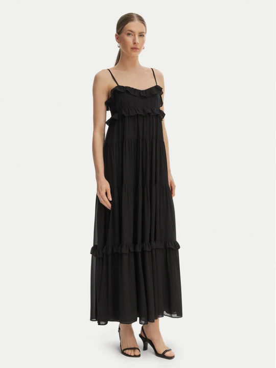 Zdjęcie produktu MICHAEL Michael Kors Sukienka letnia MS683E37R3 Czarny Relaxed Fit