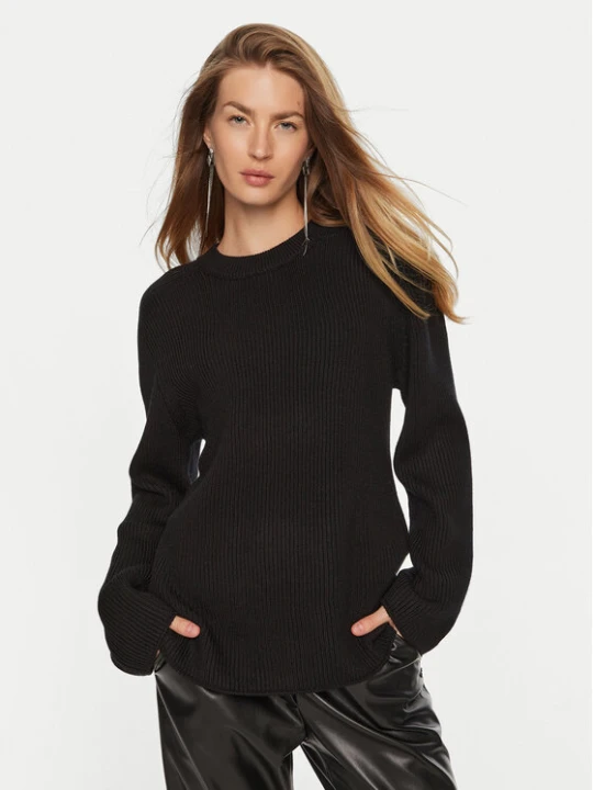 Zdjęcie produktu MICHAEL Michael Kors Sweter MF460YPF2G Czarny Relaxed Fit