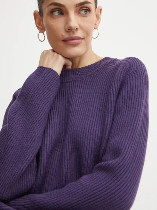 Zdjęcie produktu MICHAEL Michael Kors sweter wełniany fioletowy