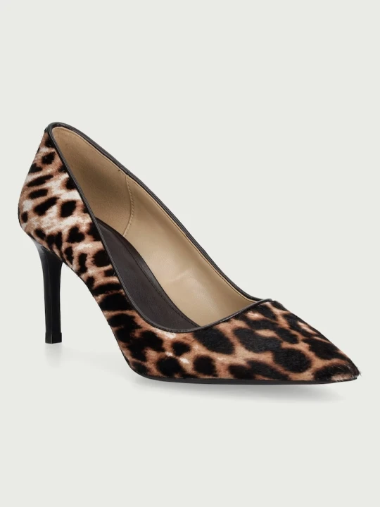 Zdjęcie produktu MICHAEL Michael Kors szpilki skórzane Alina Flex Pump beżowy