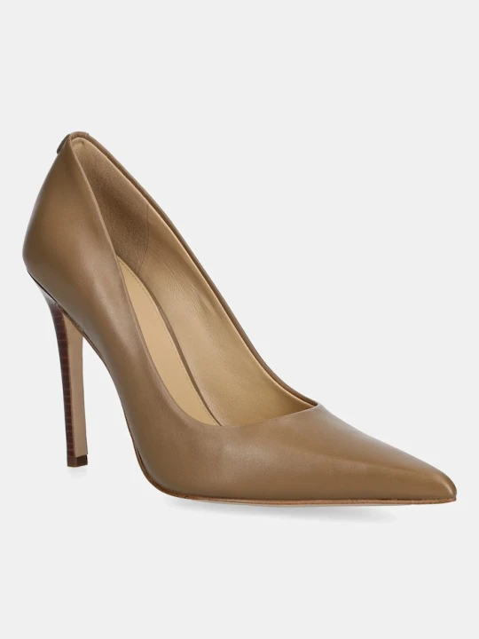 Zdjęcie produktu MICHAEL Michael Kors szpilki skórzane Elyse High Pump beżowy