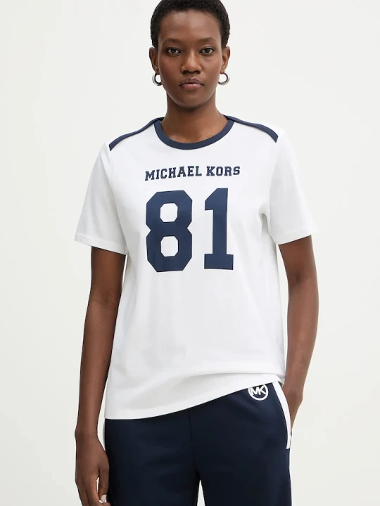 Zdjęcie produktu MICHAEL Michael Kors t-shirt bawełniany beżowy