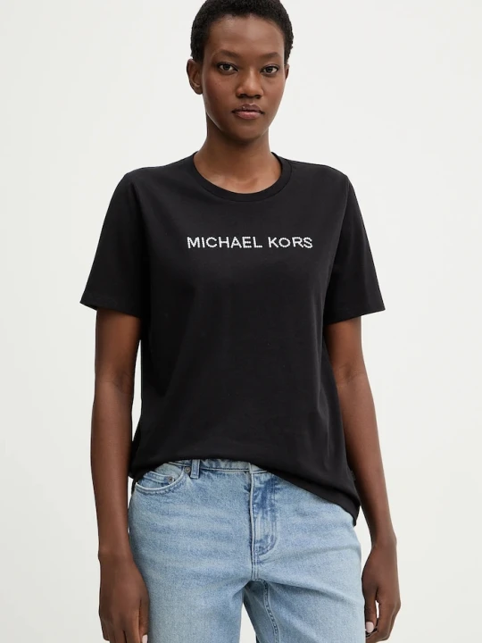 Zdjęcie produktu MICHAEL Michael Kors t-shirt bawełniany czarny