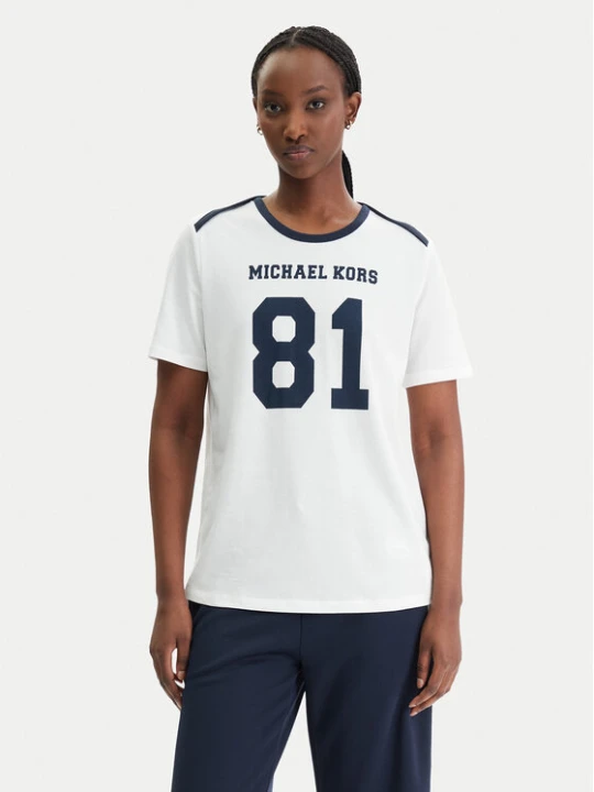 Zdjęcie produktu MICHAEL Michael Kors T-Shirt MR651WT97J Biały Relaxed Fit