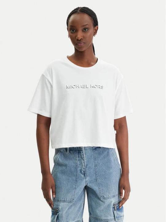 Zdjęcie produktu MICHAEL Michael Kors T-Shirt MR651Z797J Biały Regular Fit