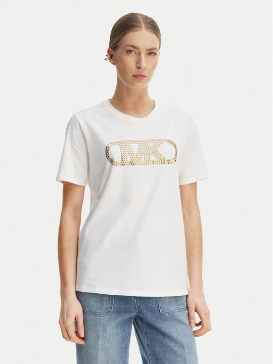 Zdjęcie produktu MICHAEL Michael Kors T-Shirt MS651SC97J Biały Regular Fit