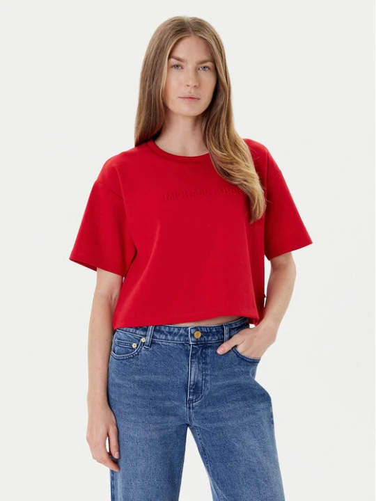 Zdjęcie produktu MICHAEL Michael Kors T-Shirt MT551T65MF Czerwony Relaxed Fit