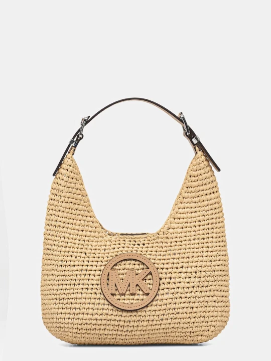 Zdjęcie produktu MICHAEL Michael Kors torebka shopper damska pleciona beżowy