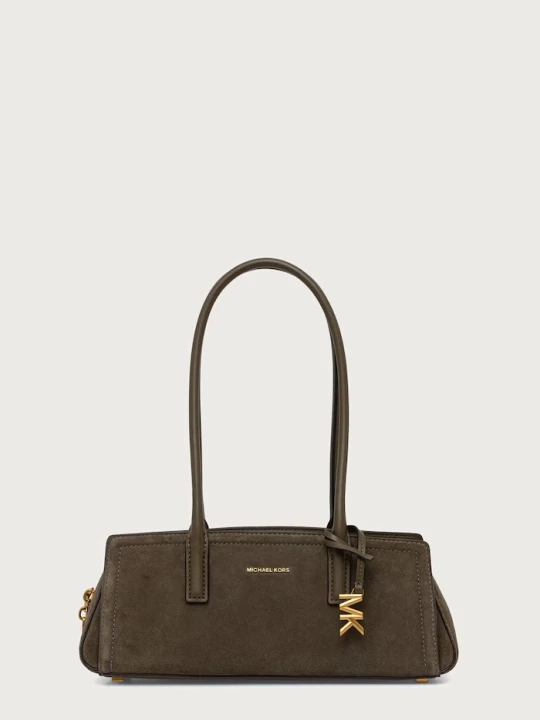 Zdjęcie produktu MICHAEL Michael Kors torebka bagietka damska zamszowa LAILA zielony