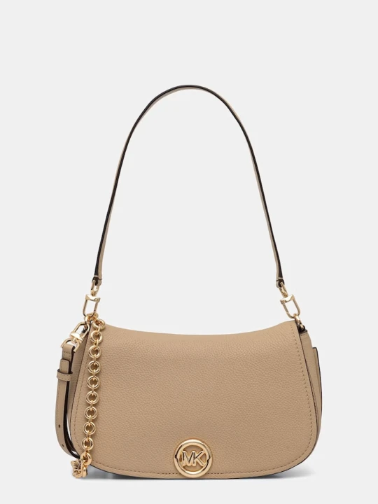 Zdjęcie produktu MICHAEL Michael Kors torebka crossbody damska skórzana beżowy